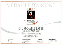 Medaglia argento Merlot 2009